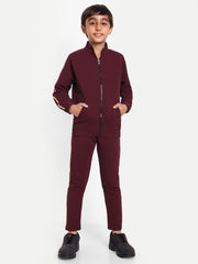 Boys & Girls Solid Track Suit
