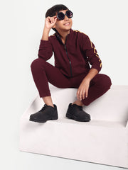 Boys & Girls Solid Track Suit