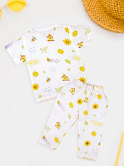 Organic Muslin Baby Clothes Set – Top & Bottom Outfit