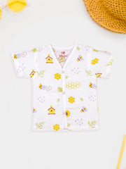 Organic Muslin Baby Clothes Set – Top & Bottom Outfit