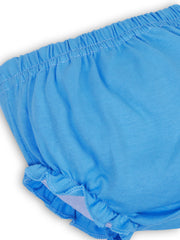 Baby Girls Embroidered Design Fit & Flare Dresses with Briefs