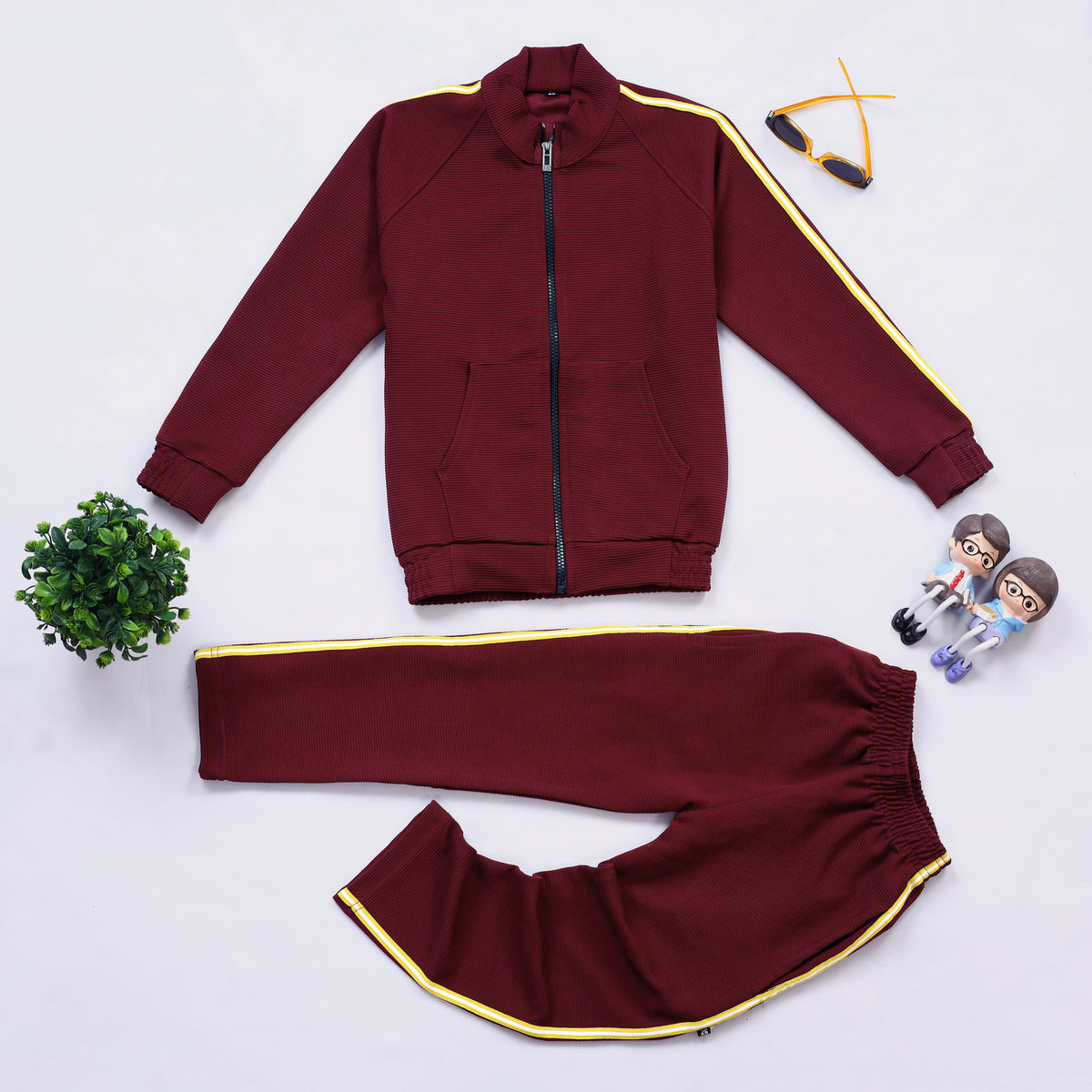 Boys & Girls Solid Track Suit