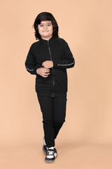 Boys & Girls Solid Design Track Suit