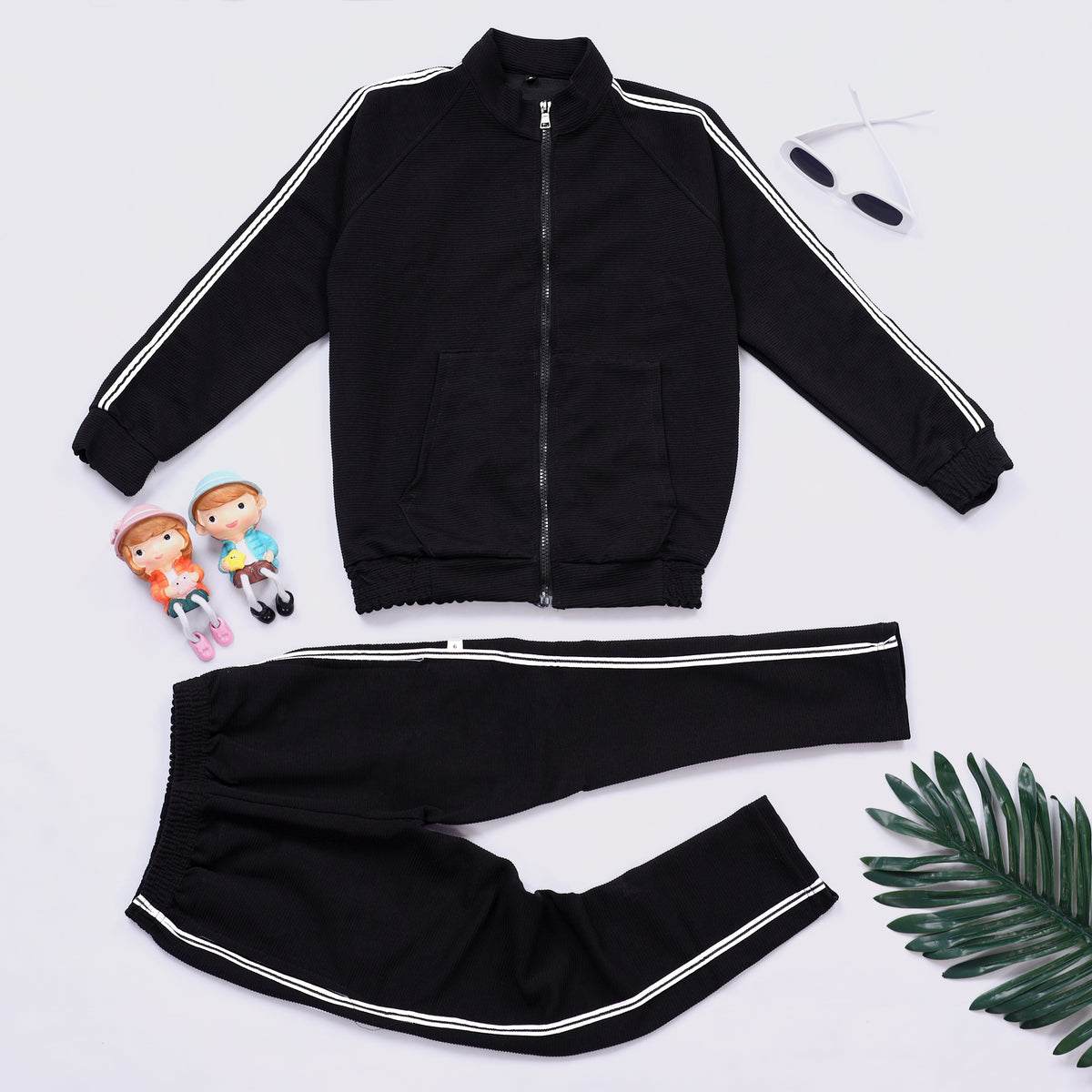 Boys & Girls Solid Track Suit