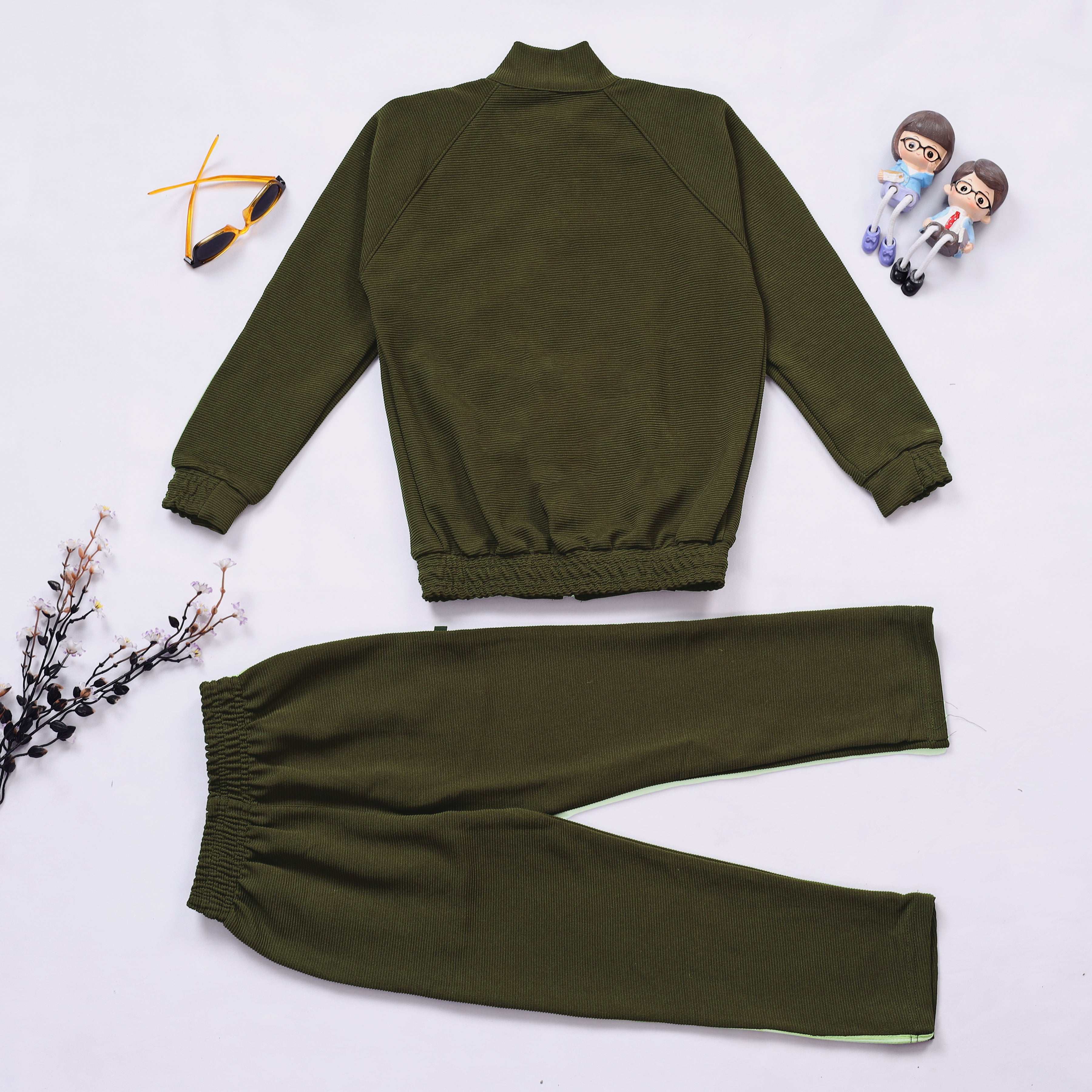 Boys & Girls Solid Track Suit