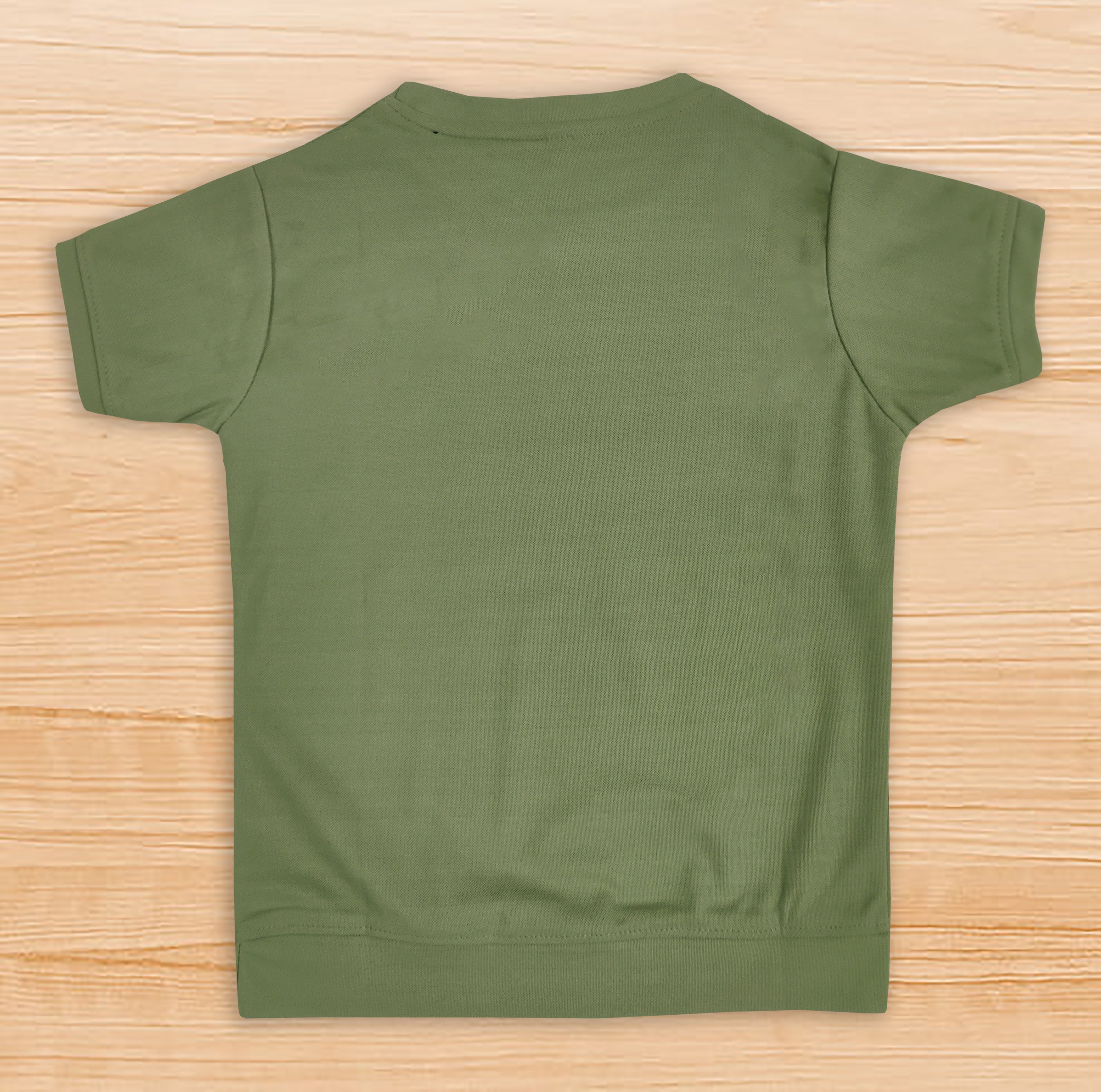 Kids Boys Cotton Blend Half Sleeve Printed T-shirt