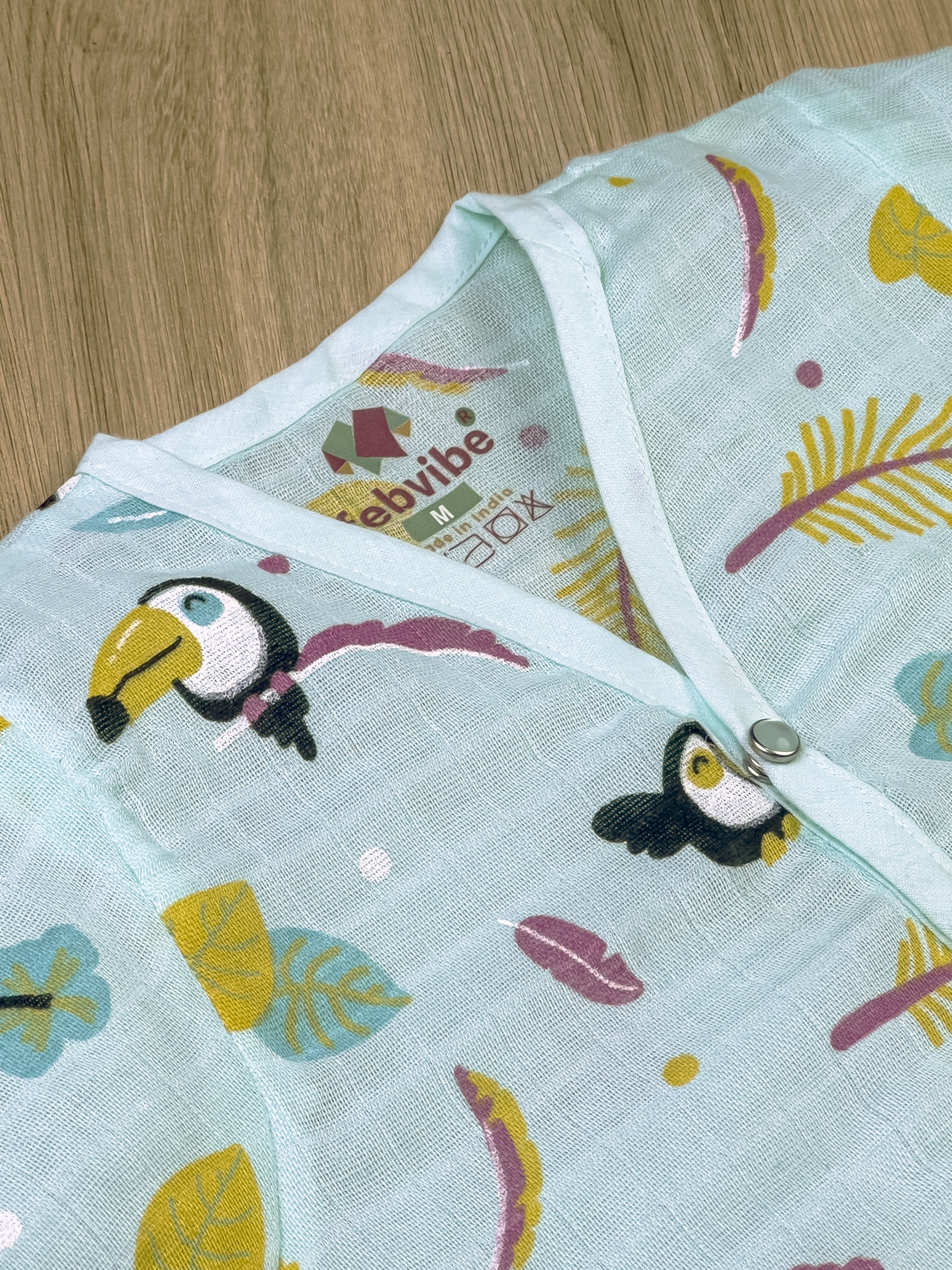Organic Muslin Baby Clothes Set – Top & Bottom Outfit