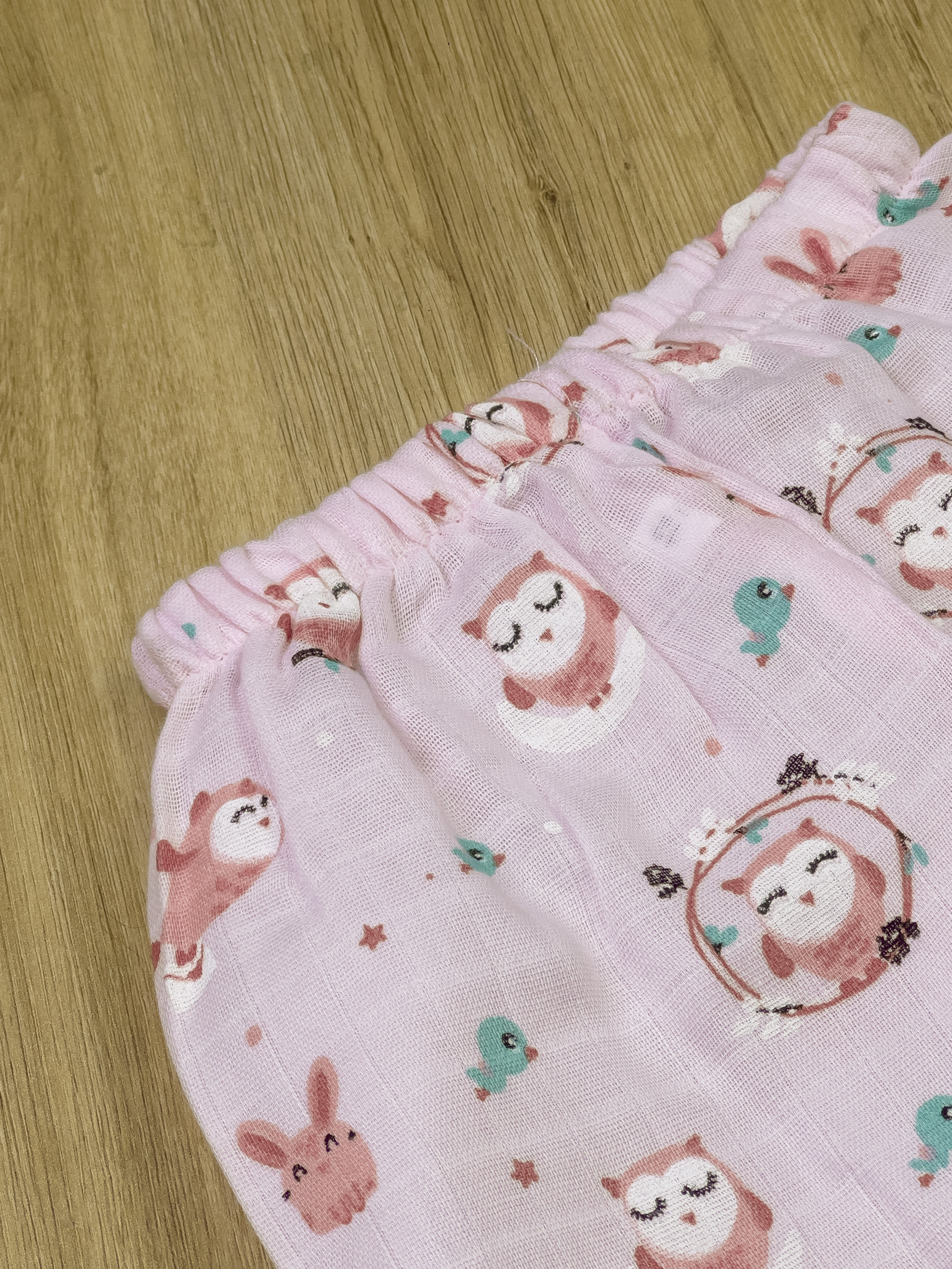 Organic Muslin Baby Clothes Set – Top & Bottom Outfit
