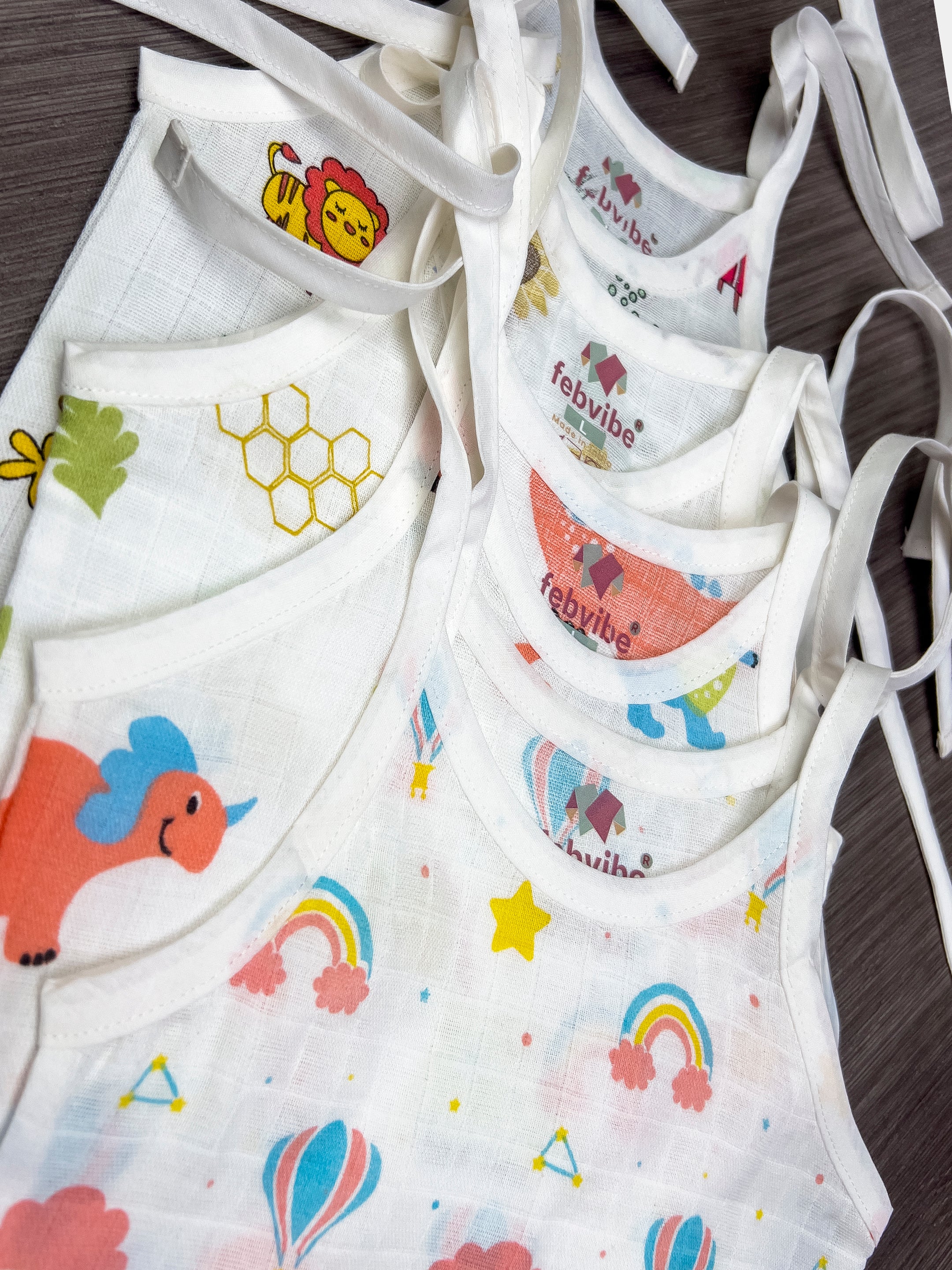 Baby Organic Cotton Muslin Knot Jabla – Pack of 4